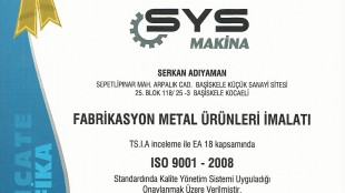 Sertifikalarımız Yenilendi